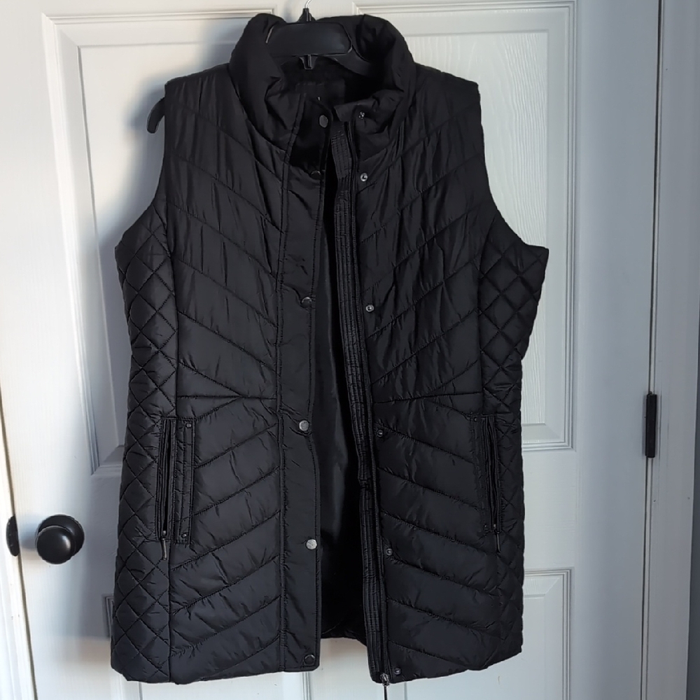 Weatherproof Women's Quilted Black Vest